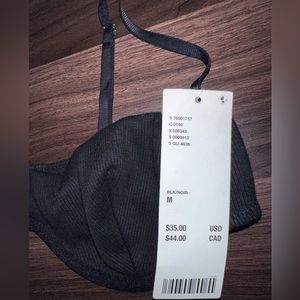 Black urban bralette